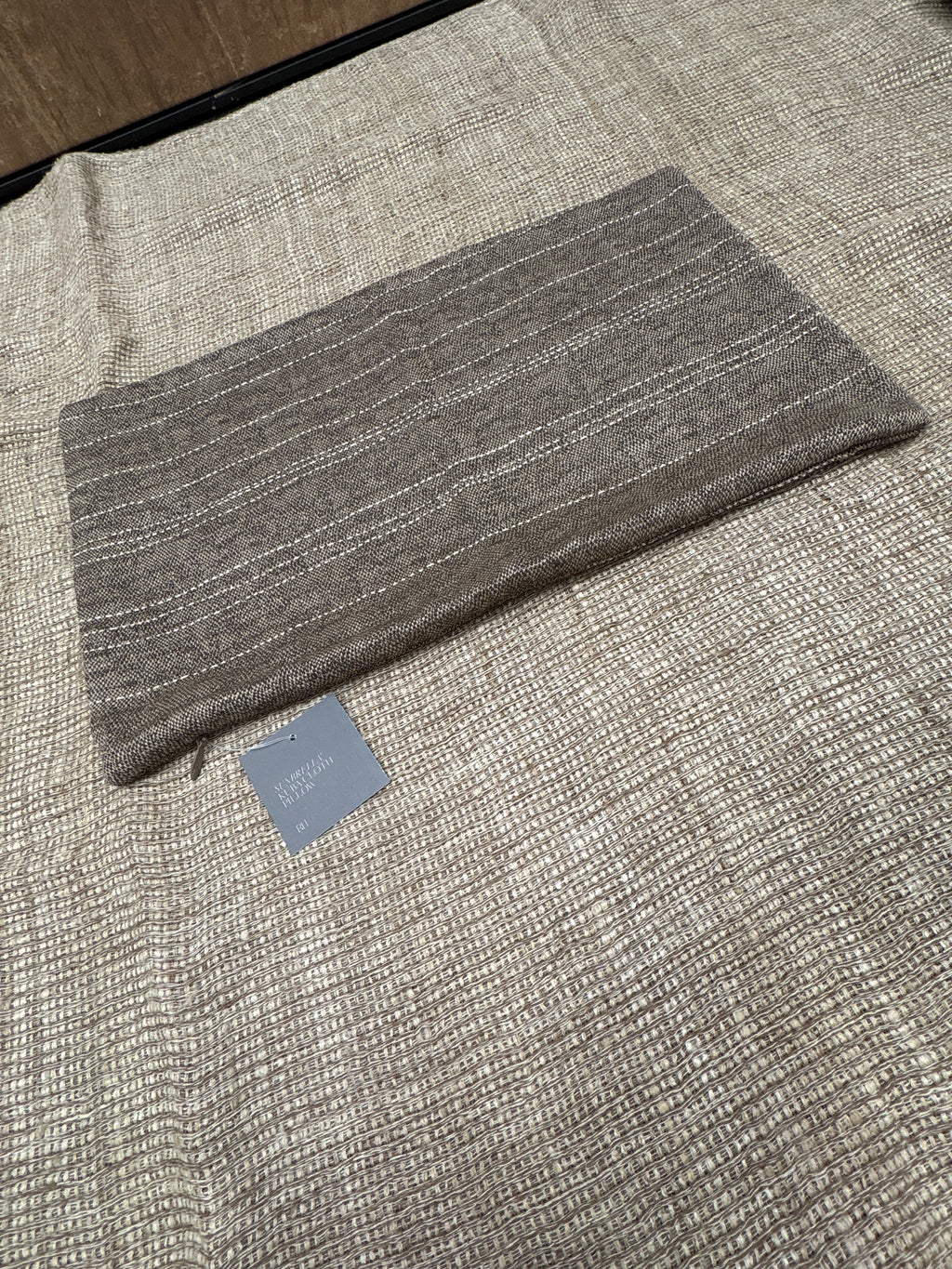RH Restoration Hardware Kuba Cloth Pickstitch Pillow Cover - Lumbar