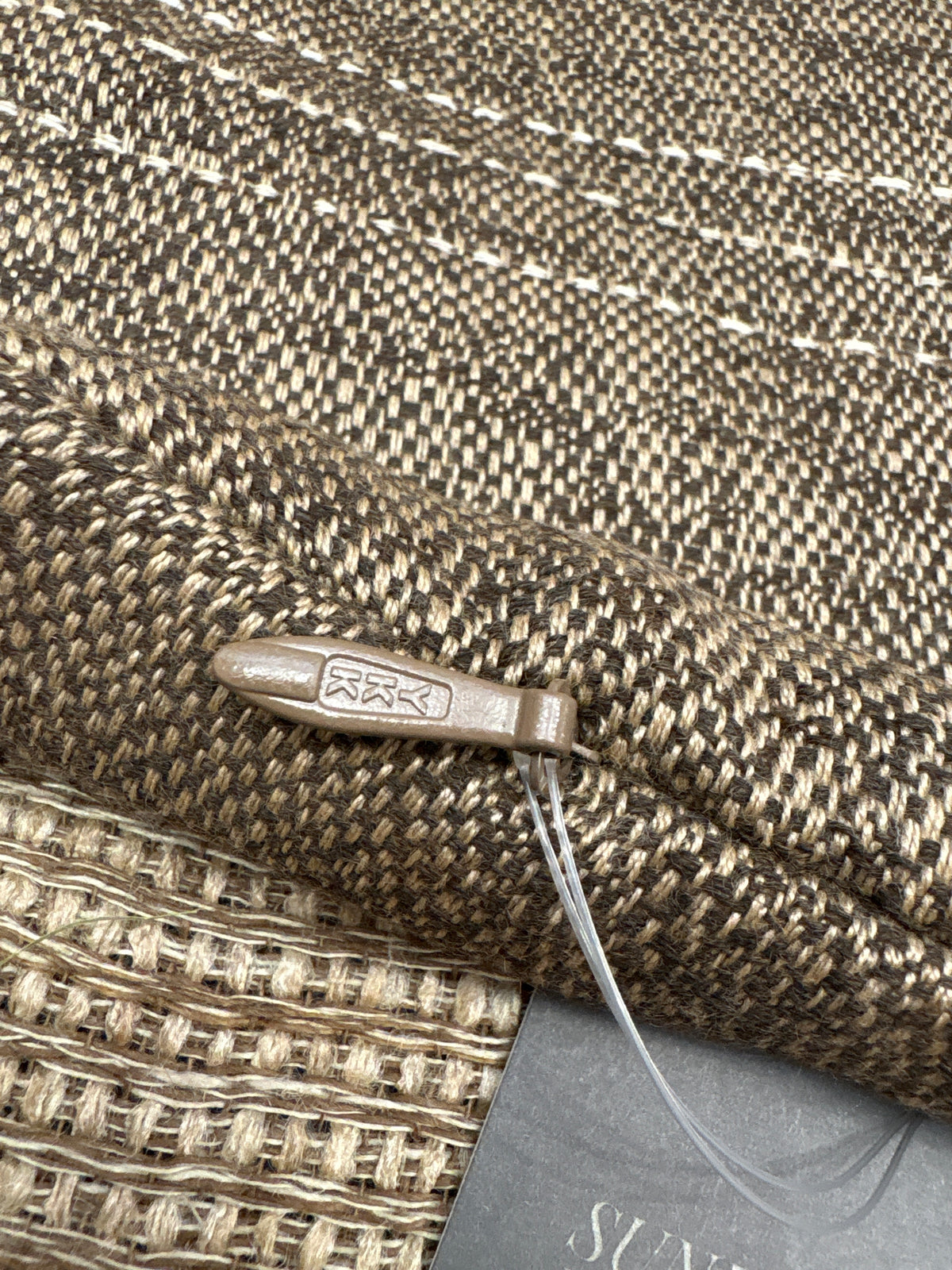 RH Restoration Hardware Kuba Cloth Pickstitch Pillow Cover - Lumbar