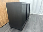 RH Restoration Hardware Bezier Sideboard – 48" 2-Door Black Oak / Bronze | American White Oak | Designed by the Van Thiels