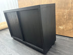 RH Restoration Hardware Bezier Sideboard – 48" 2-Door Black Oak / Bronze | American White Oak | Designed by the Van Thiels