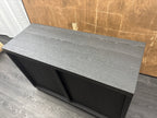 RH Restoration Hardware Bezier Sideboard – 48" 2-Door Black Oak / Bronze | American White Oak | Designed by the Van Thiels