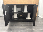 RH Restoration Hardware Bezier Sideboard – 48" 2-Door Black Oak / Bronze | American White Oak | Designed by the Van Thiels