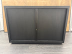RH Restoration Hardware Bezier Sideboard – 48" 2-Door Black Oak / Bronze | American White Oak | Designed by the Van Thiels