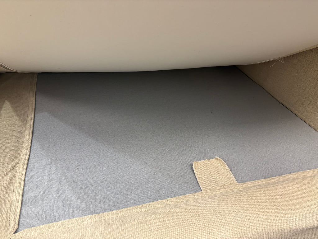 RH Lugano Modular 5-Piece Sectional | Italy | Down-Feather | Performance Linen Weave – Sand | Customizable