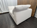 RH Cloud 7' Luxe Sofa — 2-Cushion | Perennials Performance Textured Linen Weave | White8850