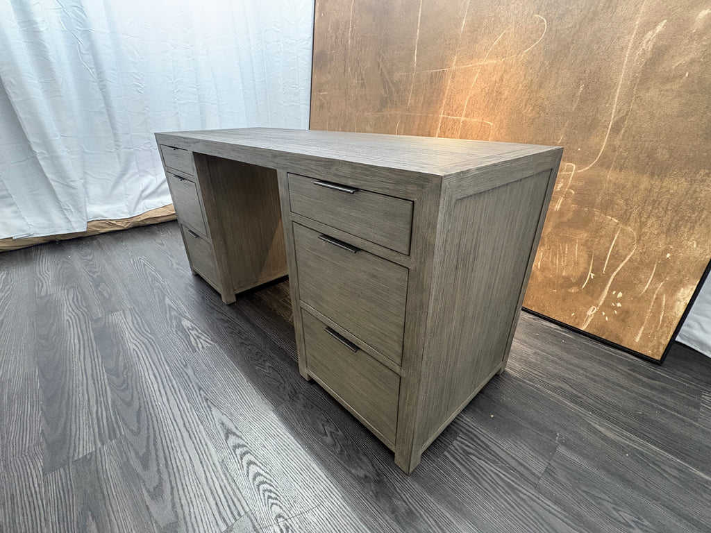 RH Laguna Storage Desk – Grey Driftwood