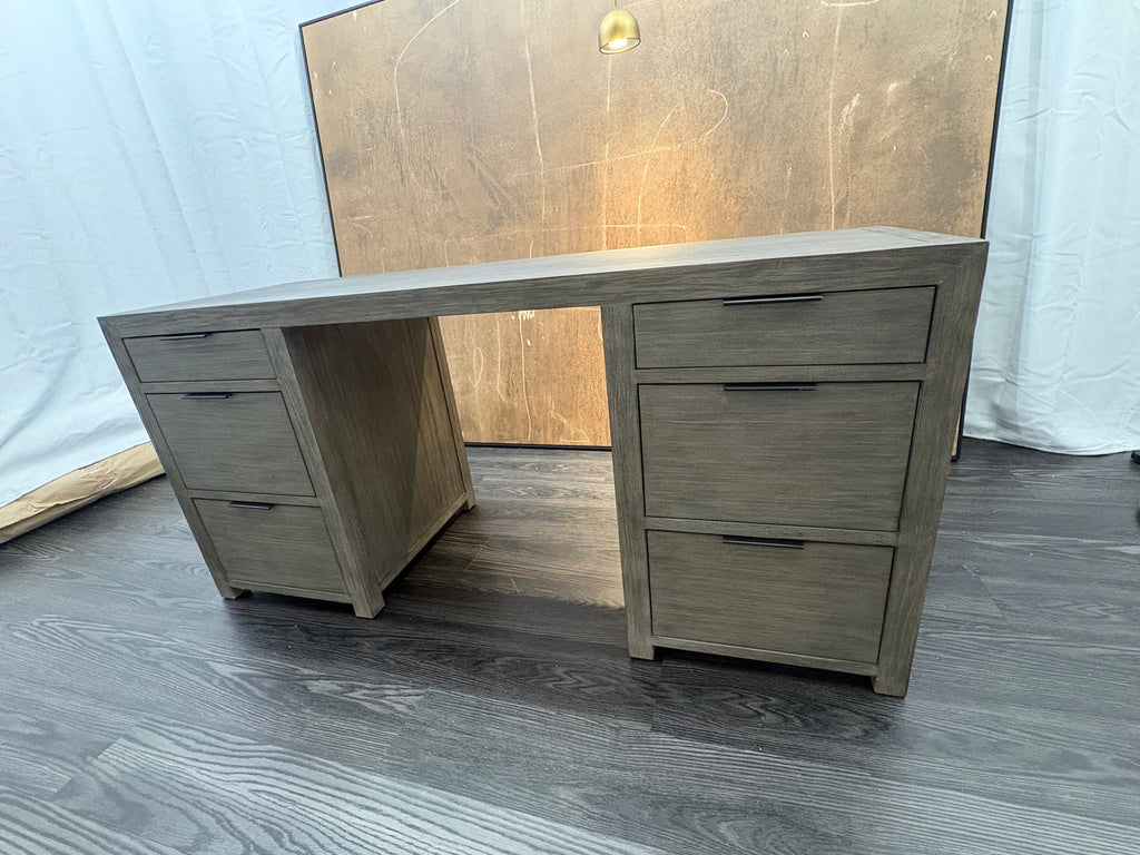 RH Laguna Storage Desk – Grey Driftwood