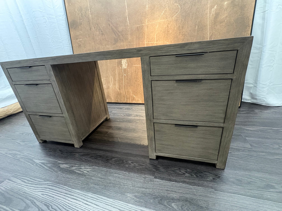 RH Laguna Storage Desk – Grey Driftwood