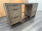 RH Laguna Storage Desk – Grey Driftwood