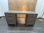 RH Laguna Storage Desk – Grey Driftwood