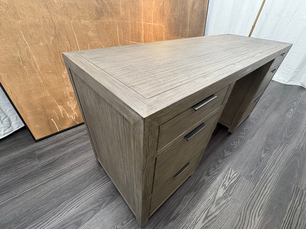 RH Laguna Storage Desk – Grey Driftwood
