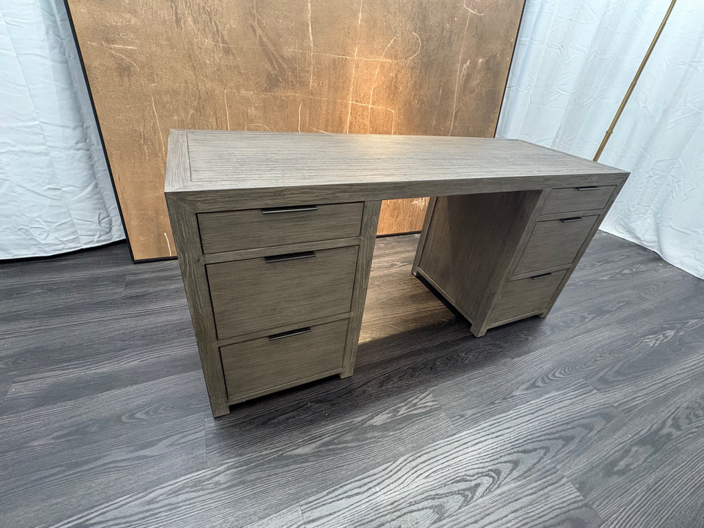 RH Laguna Storage Desk – Grey Driftwood