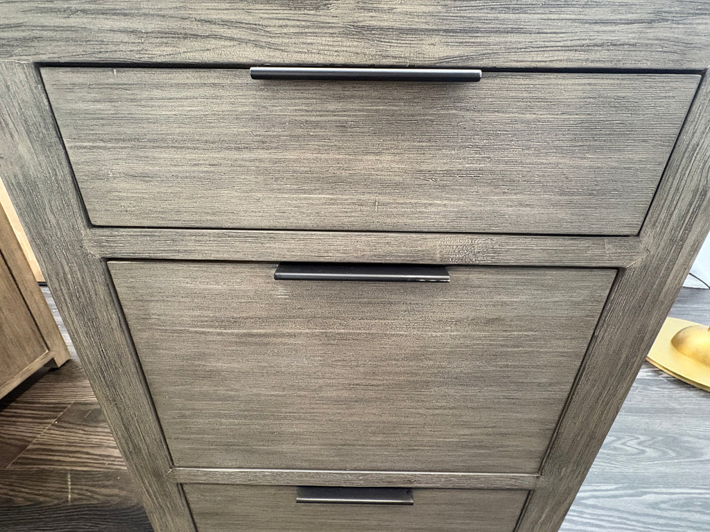 RH Laguna Storage Desk – Grey Driftwood