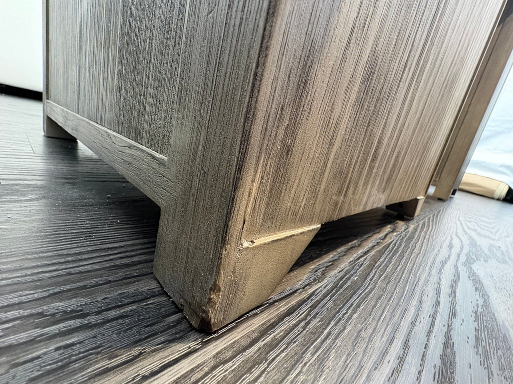 RH Laguna Storage Desk – Grey Driftwood
