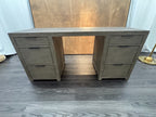 RH Laguna Storage Desk – Grey Driftwood