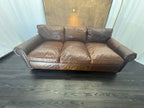 RH Original Lancaster Leather 3-Cushion Sofa – 8' | Luxe Depth | Italian Brompton | CocoaT