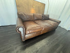 RH Original Lancaster Leather 3-Cushion Sofa – 8' | Luxe Depth | Italian Brompton | CocoaT