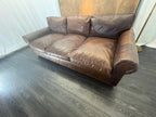 RH Original Lancaster Leather 3-Cushion Sofa – 8' | Luxe Depth | Italian Brompton | CocoaT