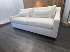 RH Belgian Classic Slope Arm 2-Cushion Sofa – 7' | Classic Depth | Perennials® Performance Textured Linen Weave | Natural