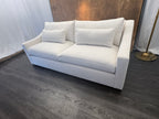 RH Belgian Classic Slope Arm 2-Cushion Sofa – 7' | Classic Depth | Perennials® Performance Textured Linen Weave | Natural