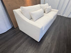 RH Belgian Classic Slope Arm 2-Cushion Sofa – 7' | Classic Depth | Perennials® Performance Textured Linen Weave | Natural