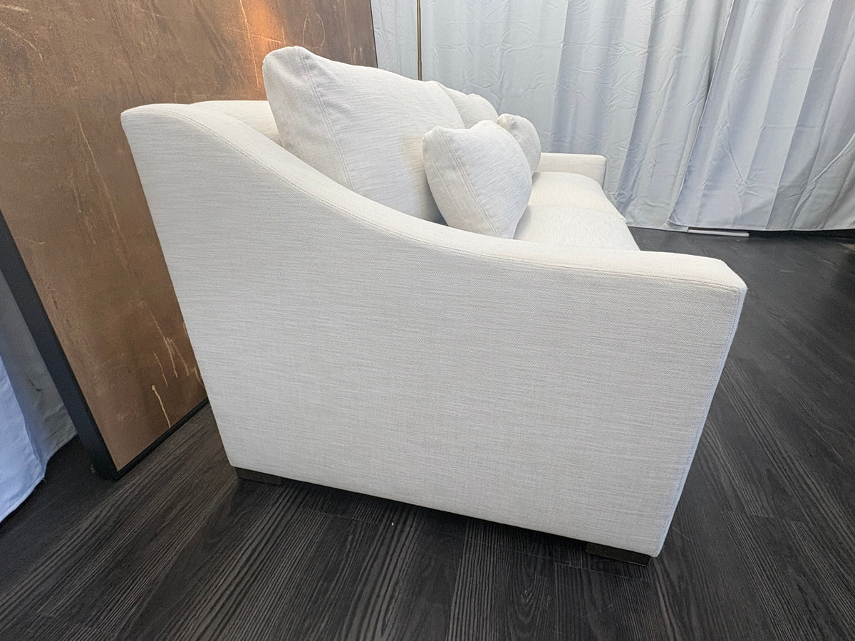 RH Belgian Classic Slope Arm 2-Cushion Sofa – 7' | Classic Depth | Perennials® Performance Textured Linen Weave | Natural