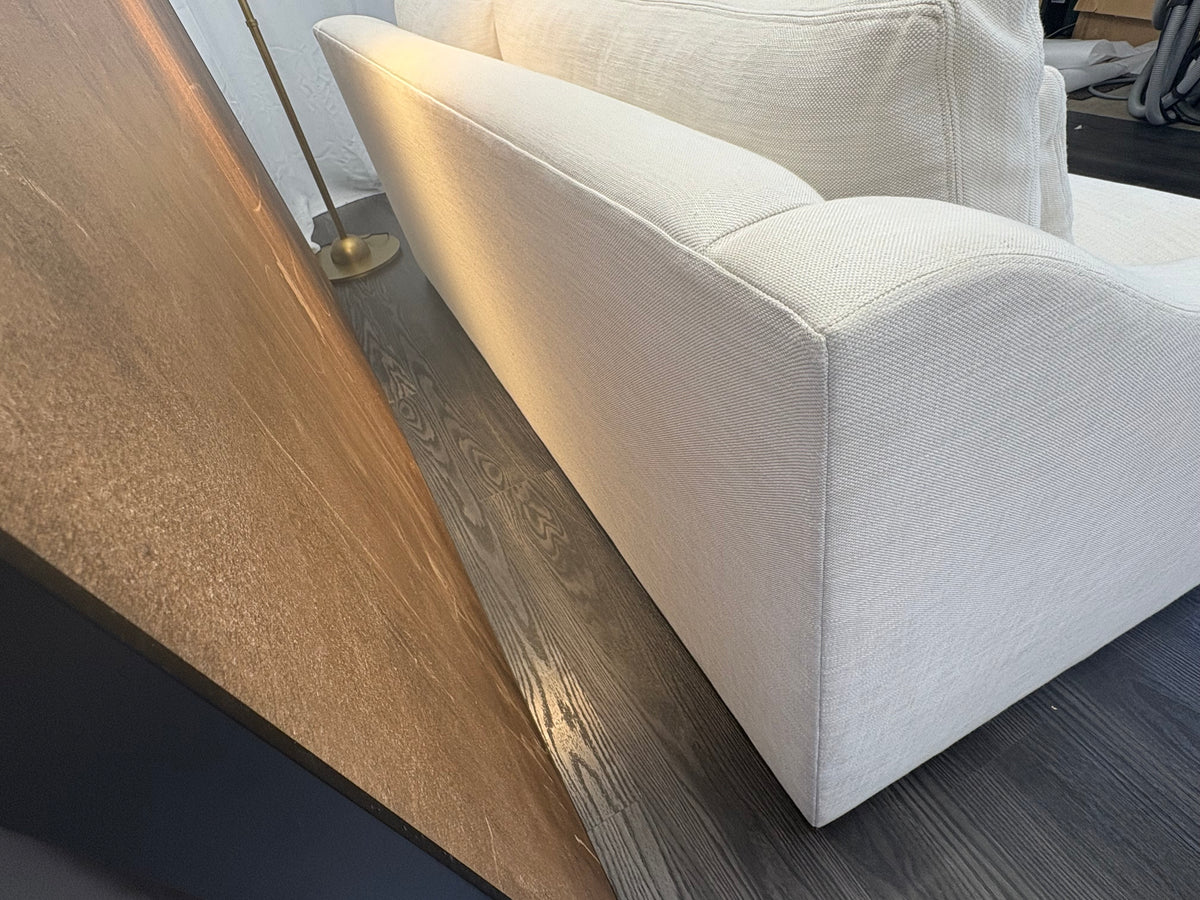RH Belgian Classic Slope Arm 2-Cushion Sofa – 7' | Classic Depth | Perennials® Performance Textured Linen Weave | Natural