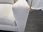 RH Belgian Classic Slope Arm 2-Cushion Sofa – 7' | Classic Depth | Perennials® Performance Textured Linen Weave | Natural