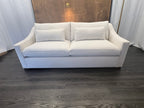 RH Belgian Classic Slope Arm 2-Cushion Sofa – 7' | Classic Depth | Perennials® Performance Textured Linen Weave | Natural