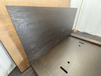 RH Machinto Panel Bed – Queen | 50" Headboard | Brown Oak