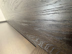 RH Machinto Panel Bed – Queen | 50" Headboard | Brown Oak