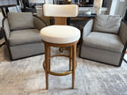 RH Ligné High Back Swivel Bar Stool — Single