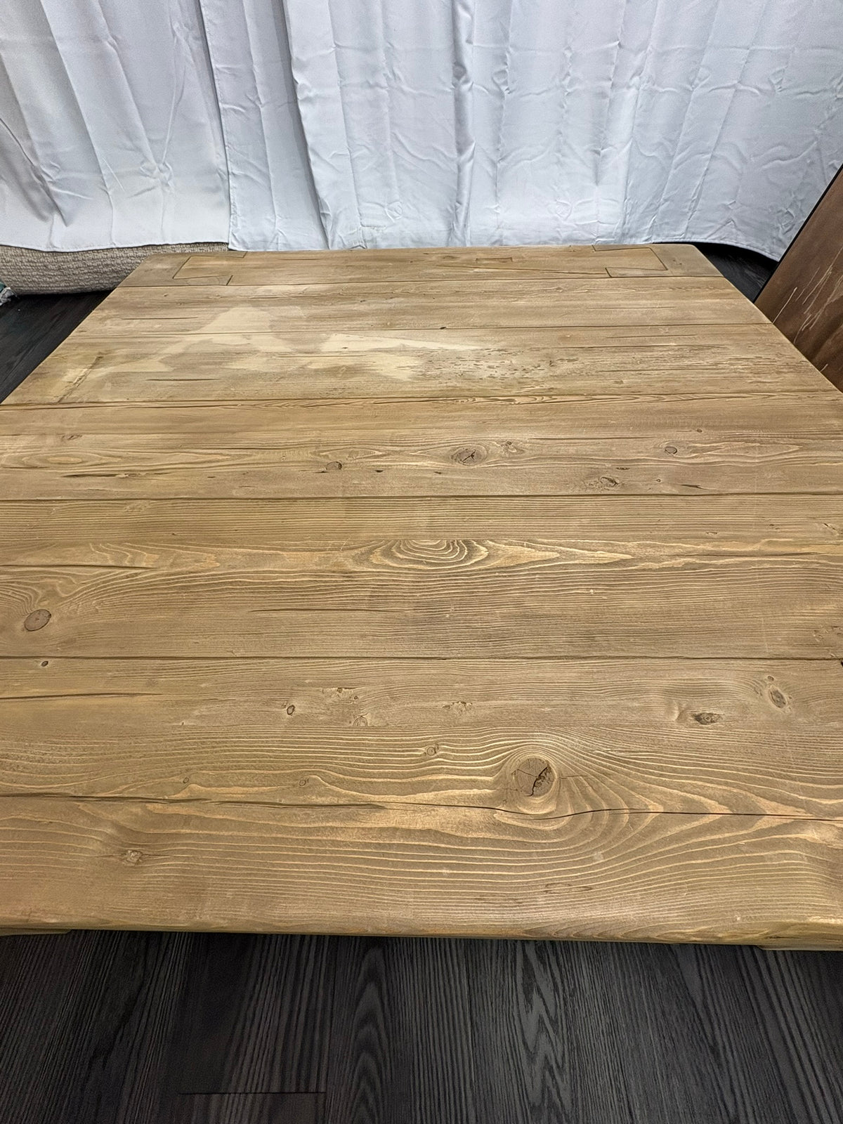 RH Restoration Hardware Reclaimed English Beam Coffee Table

Solid Reclaimed English Pine | Monumental 59" Scale | One-of-a-Kind Character