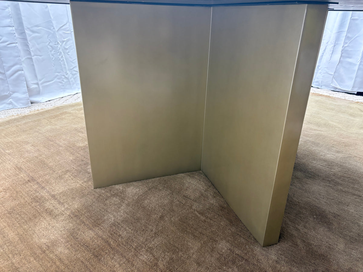 Arhaus Sculptural Pedestal Round Dining Table — 72"