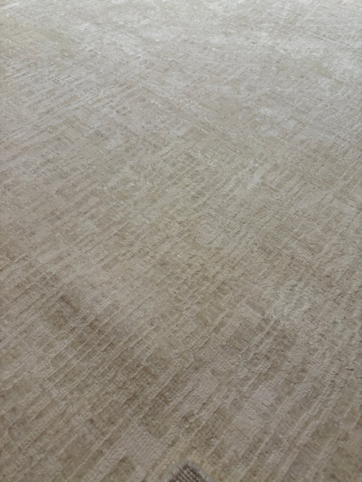 RH Matrice Wool & Silk Rug – 10' x 11' – Ivory | Custom Order | Staging Condition | Professionally Cleaned