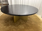 Arhaus Sculptural Pedestal Round Dining Table — 72"