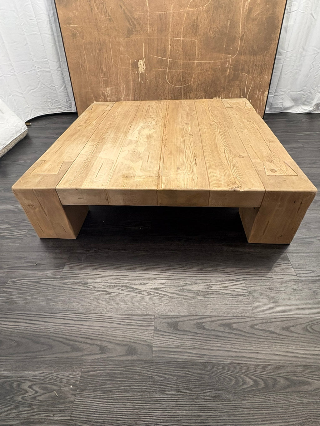 RH Restoration Hardware Reclaimed English Beam Coffee Table

Solid Reclaimed English Pine | Monumental 59" Scale | One-of-a-Kind Character