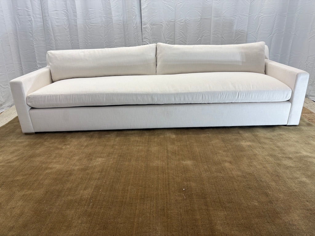 RH Belgian Track Arm Bench-Cushion Sofa