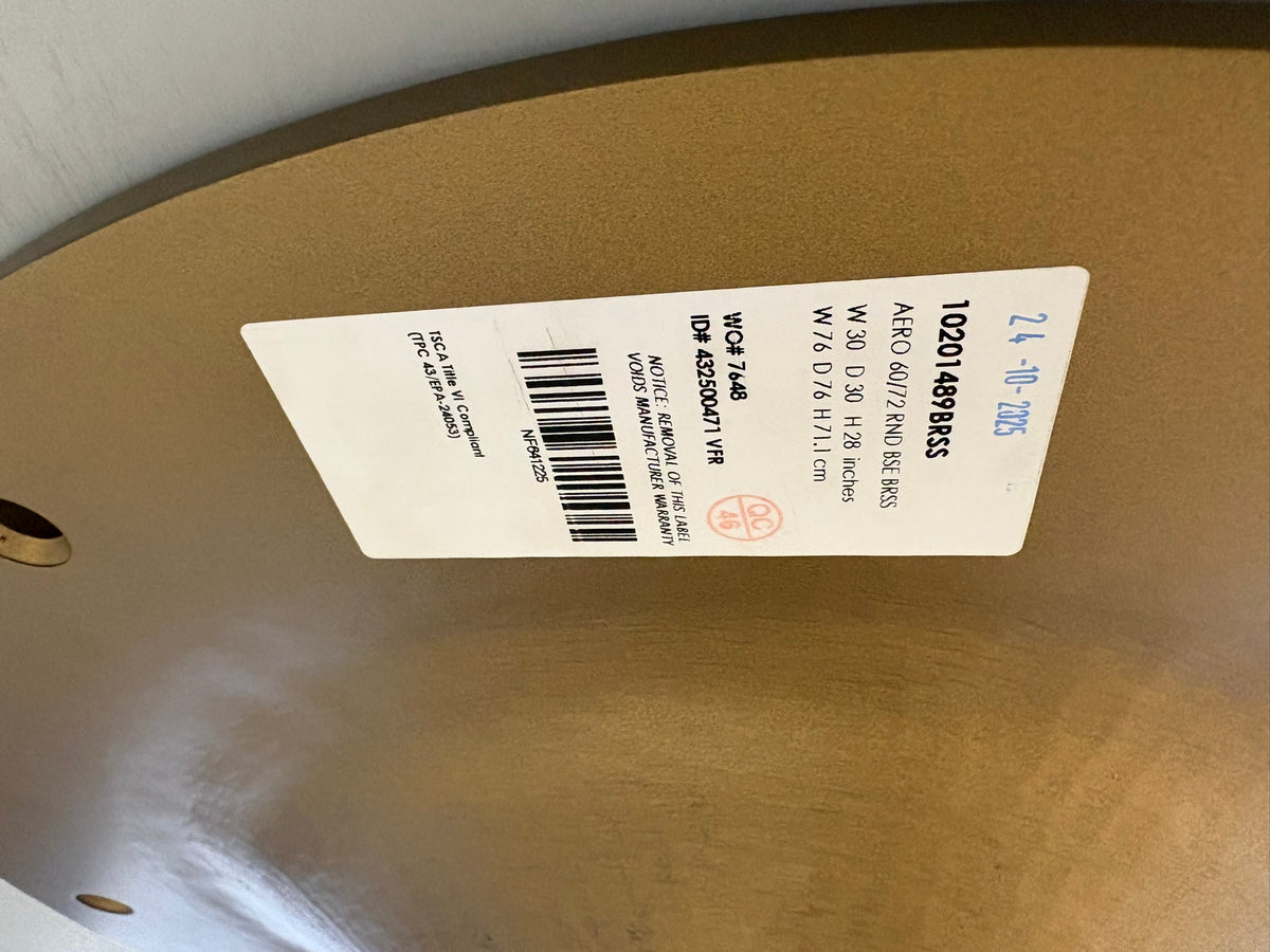 RH Aero Stone Round Dining Table