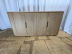 RH Byron 4-Door Sideboard — 84” Light Oak | Reeded American White Oak | Artisan Crafted (3 of 3)