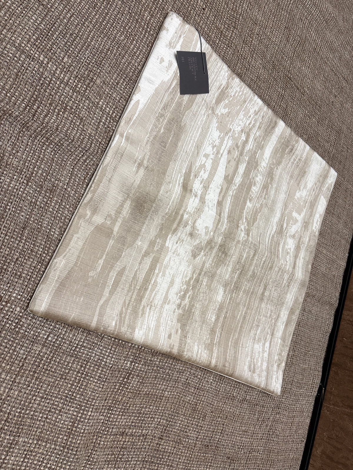 RH Restoration Hardware Velvet Brushstroke Abstract Pillow Cover