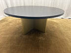 Arhaus Sculptural Pedestal Round Dining Table — 72"