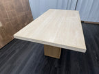 RH Restoration Hardware Lumi Rectangular Dining Table
72" | Light Oak | Turkish Travertine