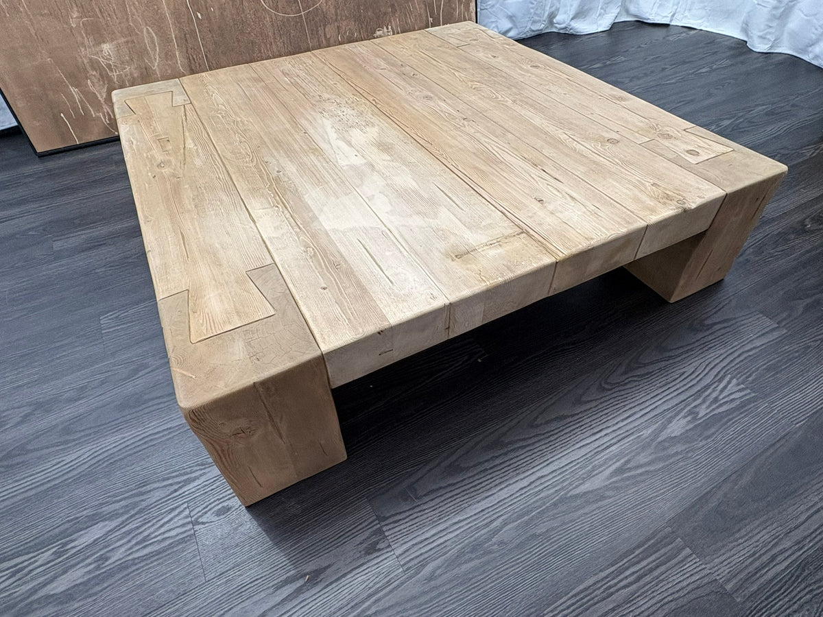RH Restoration Hardware Reclaimed English Beam Coffee Table

Solid Reclaimed English Pine | Monumental 59" Scale | One-of-a-Kind Character