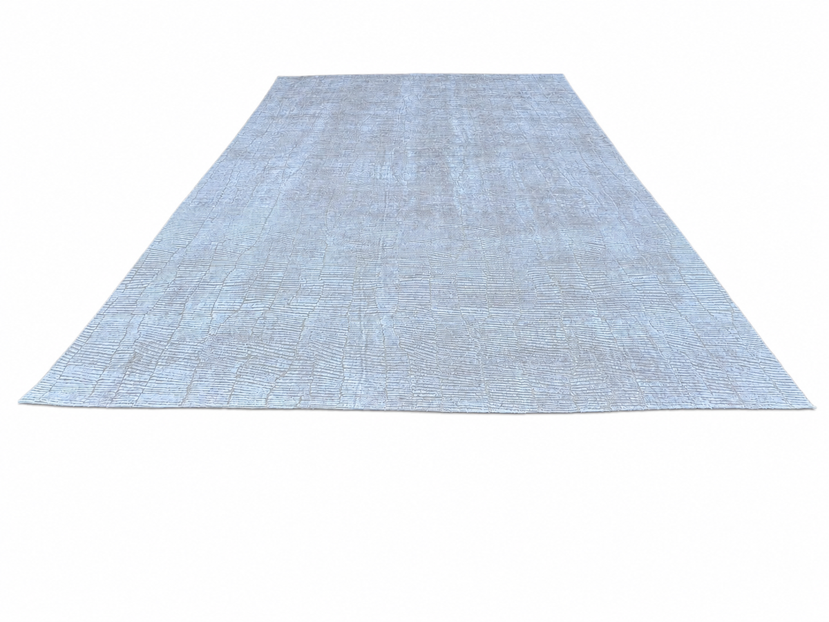 RH Lasya Silk & Wool Rug – 12' × 15' Sand | Hand-Knotted Silk & Wool