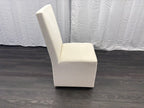 RH Ellison High-Back Fabric Dining Side Chair
Performance Linen Weave — Natural Recessed Caster Base