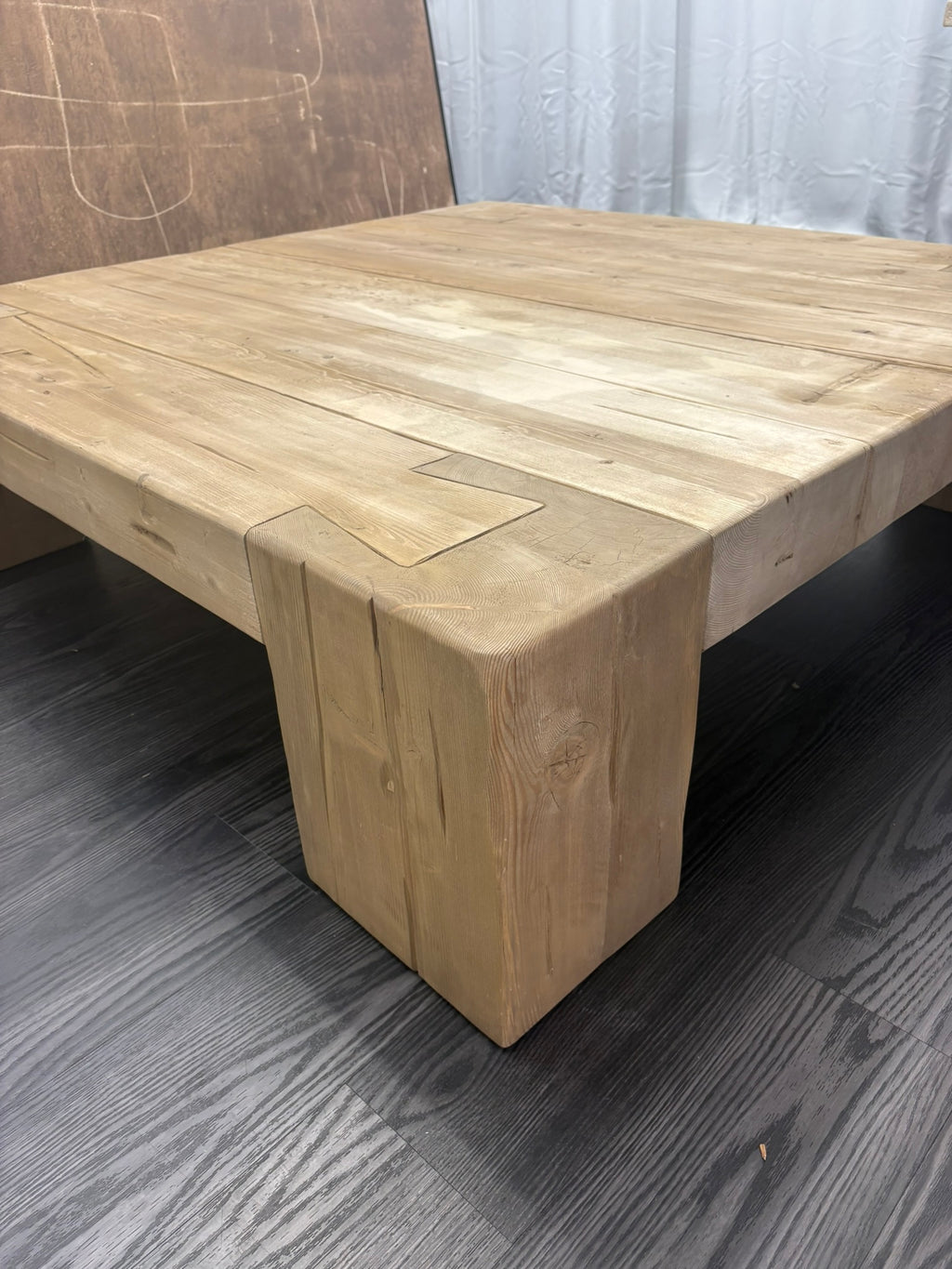 RH Restoration Hardware Reclaimed English Beam Coffee Table

Solid Reclaimed English Pine | Monumental 59" Scale | One-of-a-Kind Character