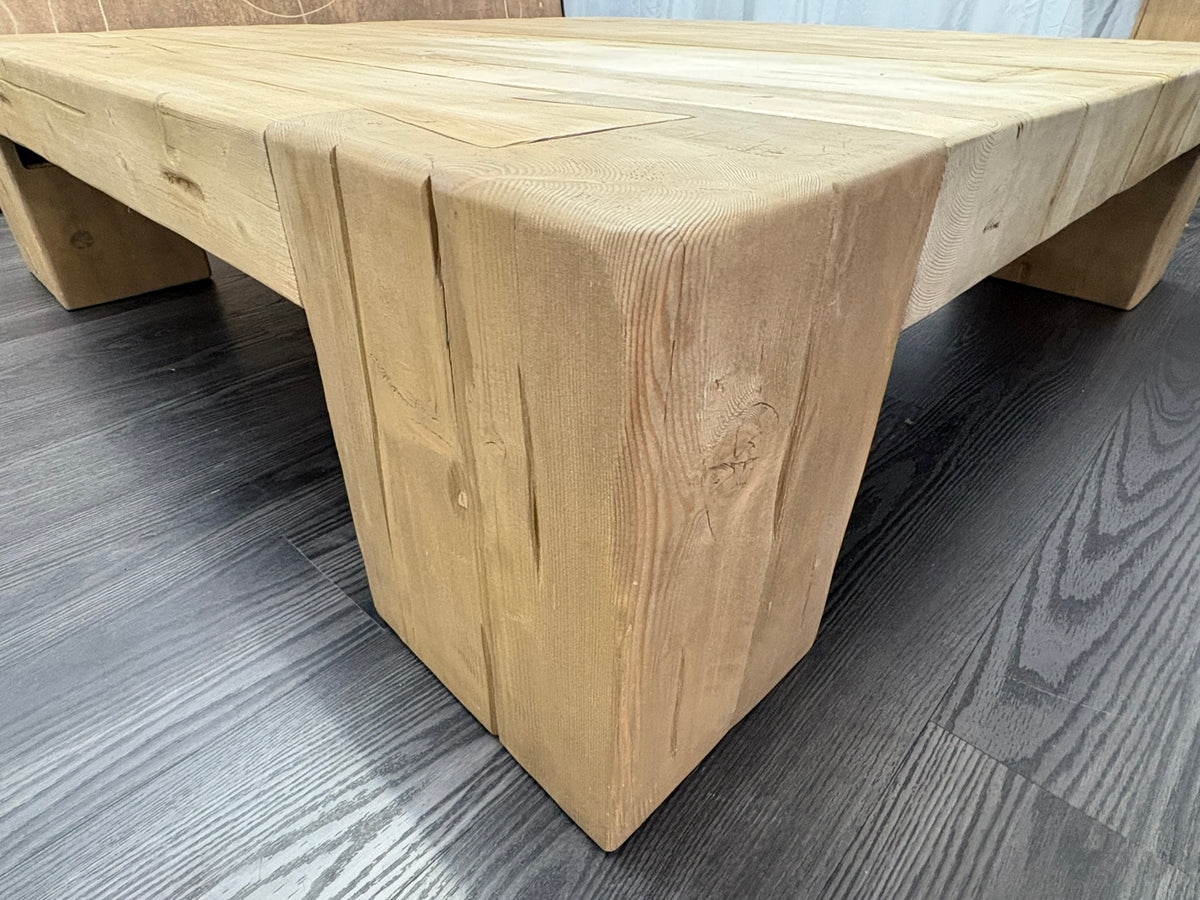 RH Restoration Hardware Reclaimed English Beam Coffee Table

Solid Reclaimed English Pine | Monumental 59" Scale | One-of-a-Kind Character