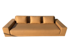 RH Cortona Sofa – 9' Luxe Depth in Holland & Sherry Wool Twill, Camel