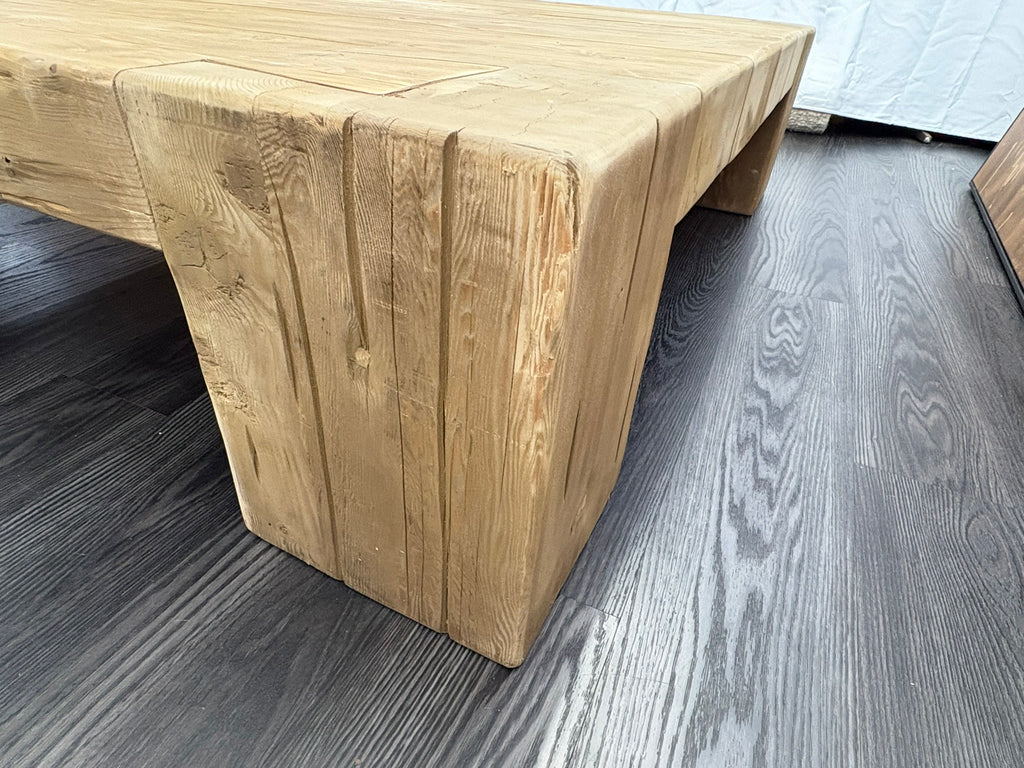 RH Restoration Hardware Reclaimed English Beam Coffee Table

Solid Reclaimed English Pine | Monumental 59" Scale | One-of-a-Kind Character